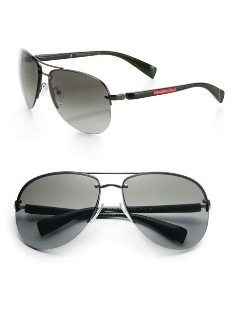 mens prada sunglasses aviator pr|prada men's sunglasses sunglass hut.